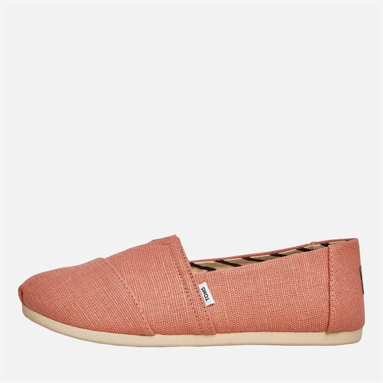 TOMS Espadrilles Dames van canvas perzikroze