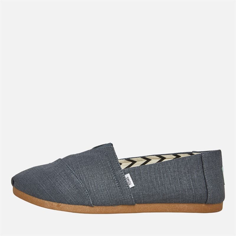 TOMS Heren Canvas Alpargata Espadrilles Donkergrijs - Afbeelding 1