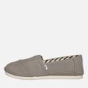 TOMS Heren Canvas Alpargata Espadrilles Grijs