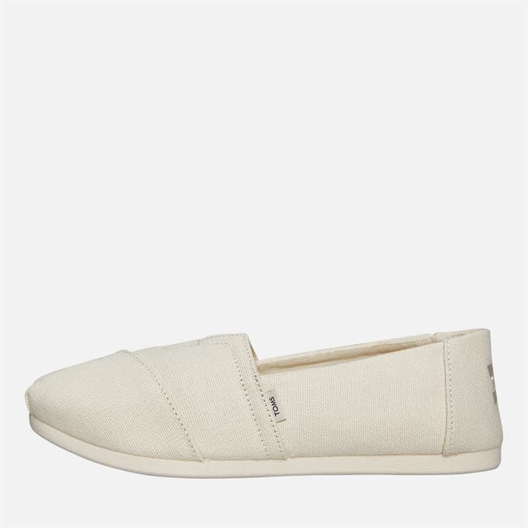 TOMS Dames Canvas Alpargata Espadrilles Cream
