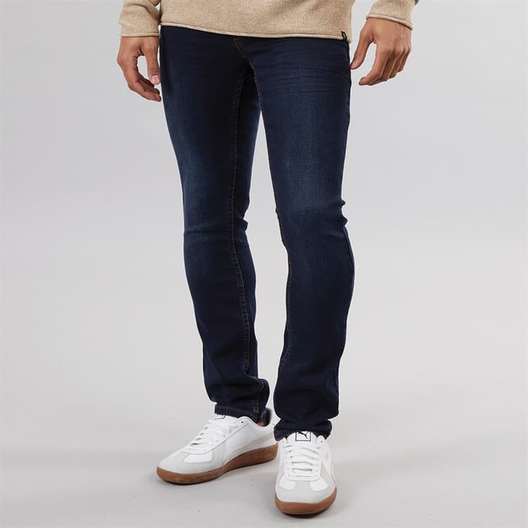 Solid Heren Tulio Hybrid Straight jeans Blauw