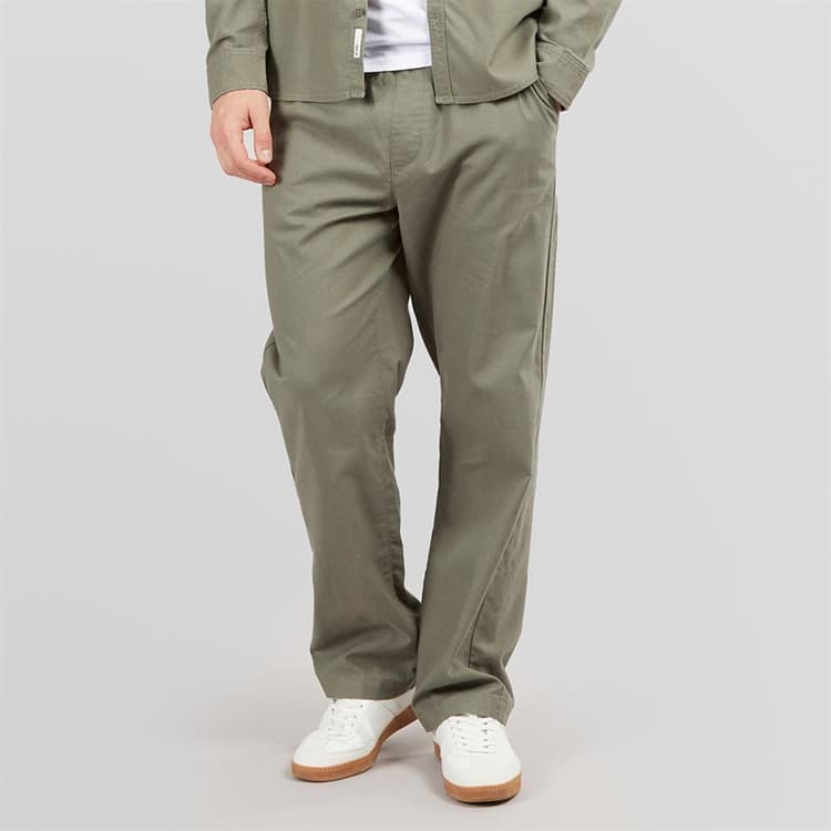 Solid Heren broeken Dusty Olive