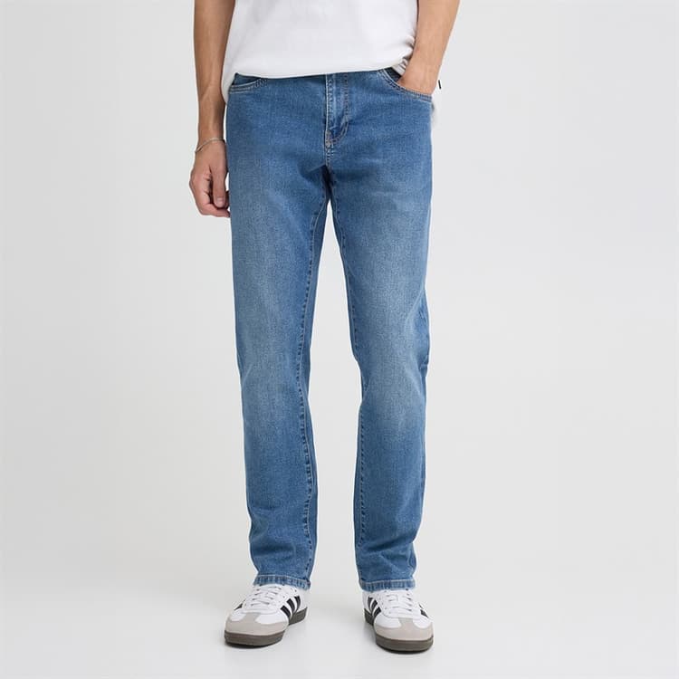 Solid Heren Sdryder Spijkerbroek Middle Vintage Blue Denim