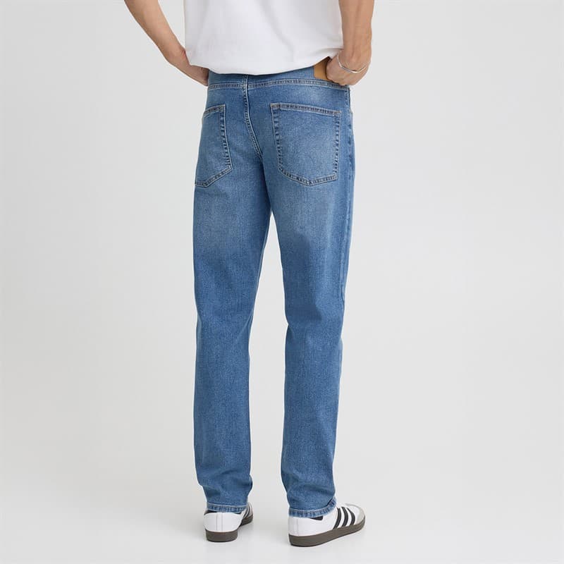 Solid Heren Sdryder Spijkerbroek Middle Vintage Blue Denim - Afbeelding 2