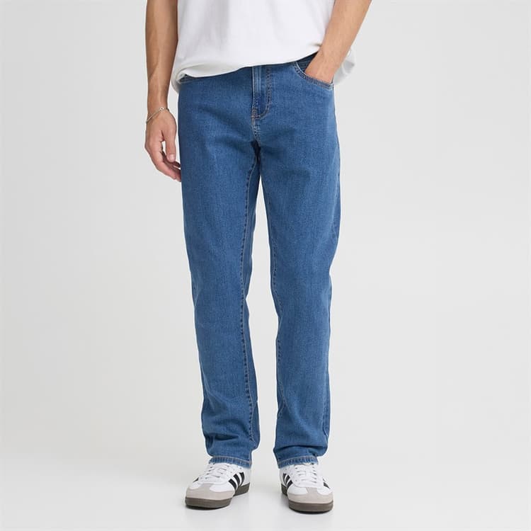 Solid Heren Sdryder Spijkerbroek Middle Blue Denim