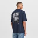 Solid Heren Bilop T-shirt Insignia Blue