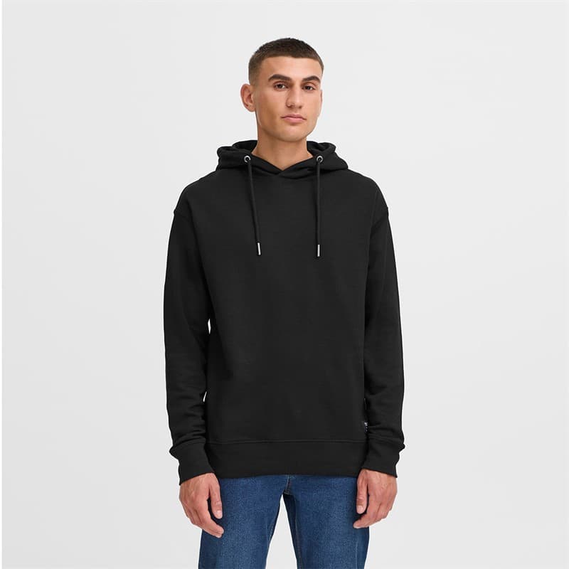 Solid Heren Dix Hoodie True Black - Afbeelding 2