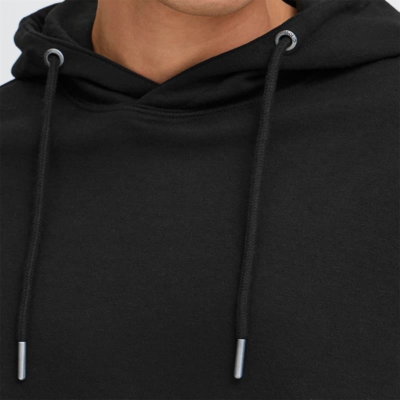 Solid Heren Dix Hoodie True Black - Afbeelding 3
