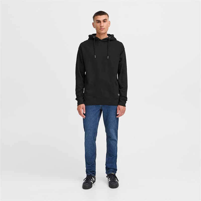 Solid Heren Dix Hoodie True Black - Afbeelding 4