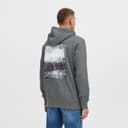 Solid Heren Dix Hoodie Dark Grey Melange