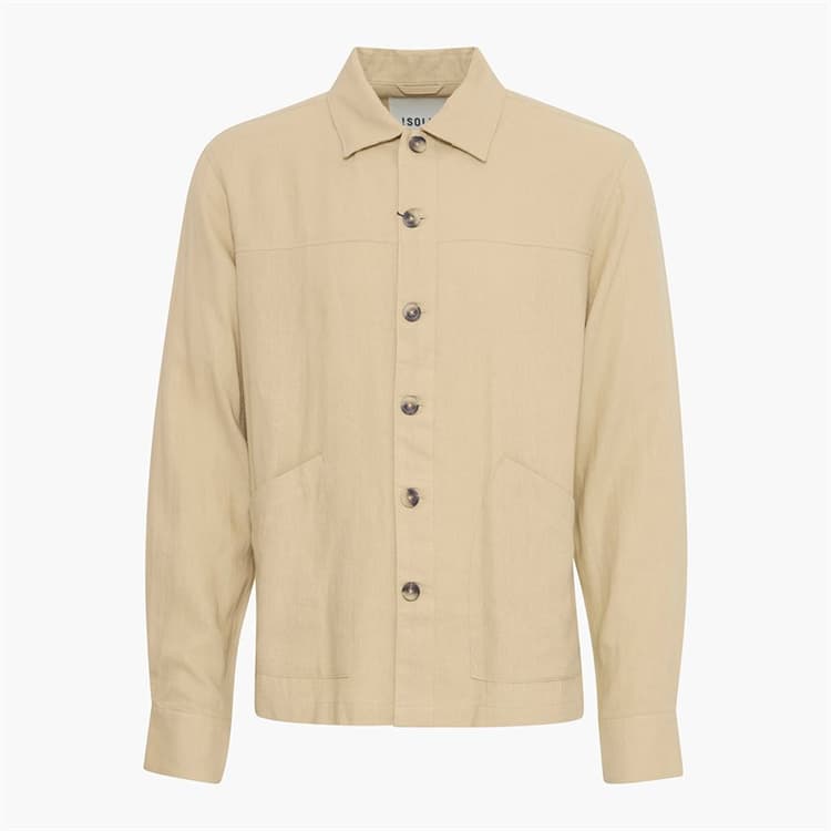 Solid Heren Allan Overshirt Curds & Whey