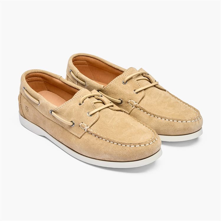 Playboy Footwear Heren Isla Schoenen Sand Suede/Off White