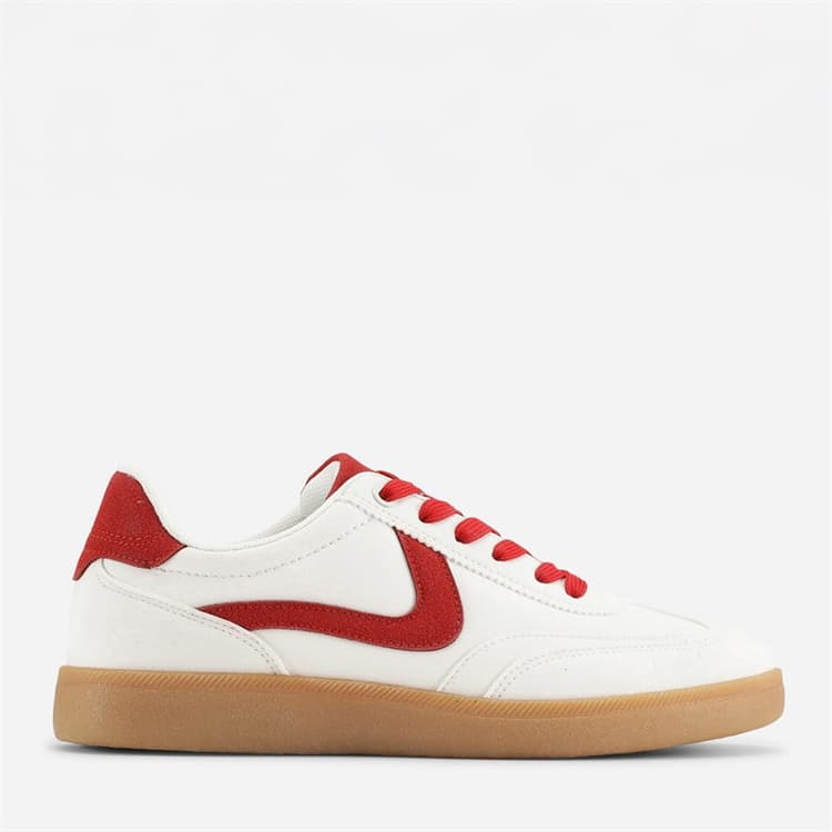 Rugged Gear Schoenen Wit/Rood White-Red