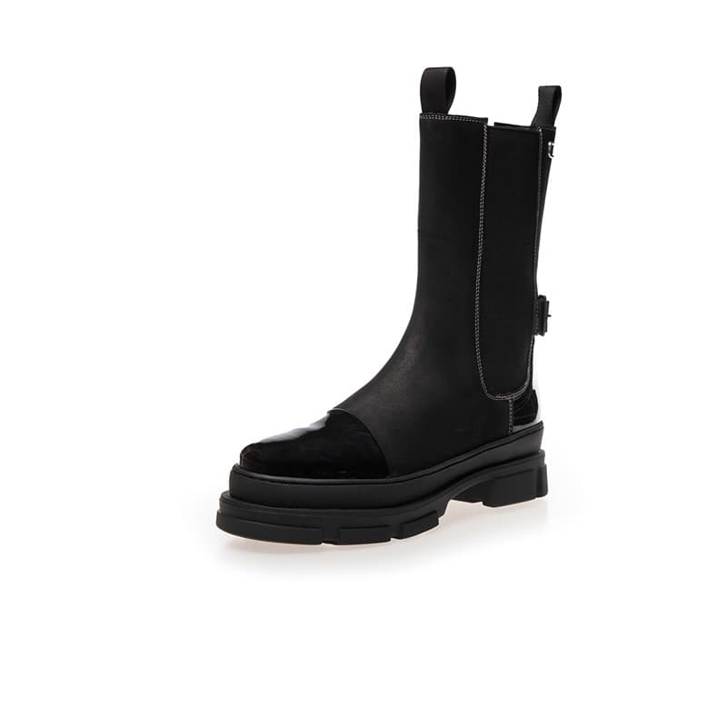 Copenhagen Shoes Dames De Belive Laarzen 038 Black Patent - Afbeelding 2