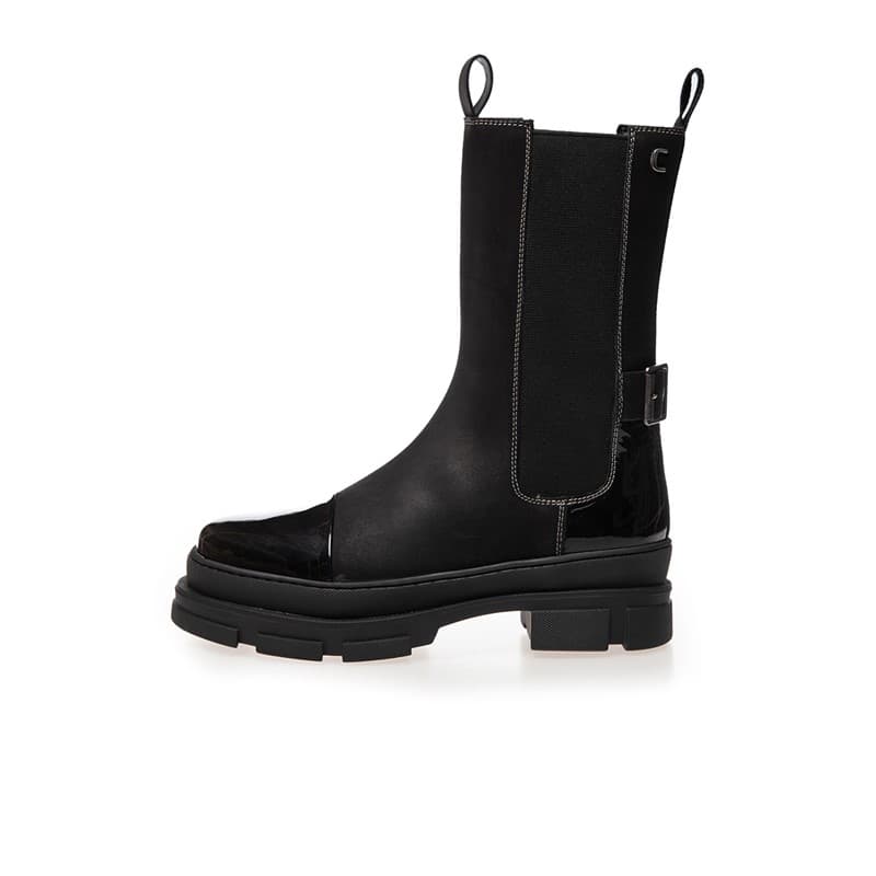 Copenhagen Shoes Dames De Belive Laarzen 038 Black Patent - Afbeelding 3