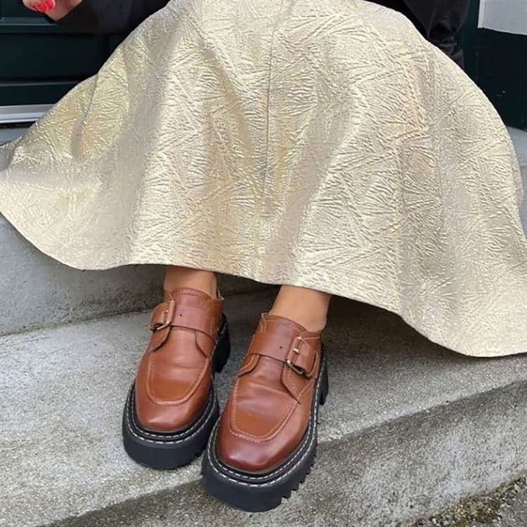 Copenhagen Shoes Dames Loafers Go Free 0241 Cognac