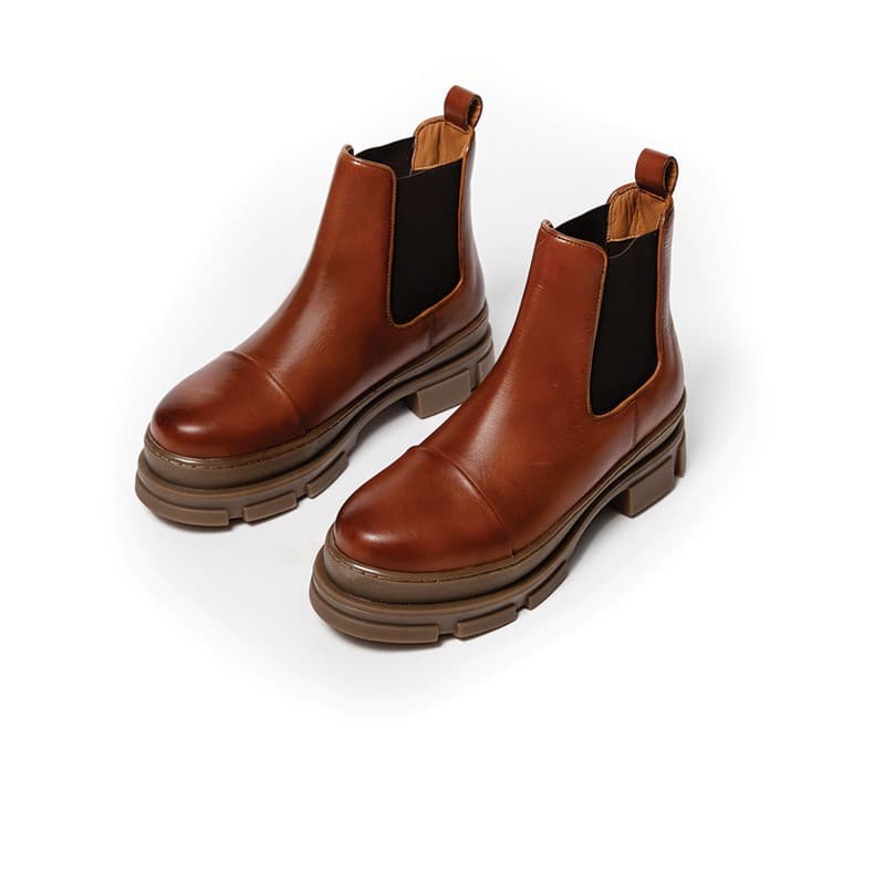 Copenhagen Shoes Dames Looking Like You Laarzen 0241 Cognac - Afbeelding 4