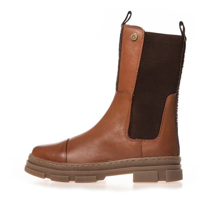 Copenhagen Shoes Meisjes Goed Uitziende Laarzen Cognac