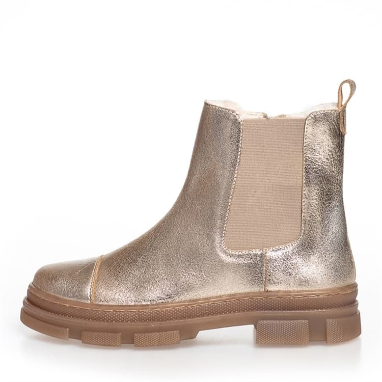 Copenhagen Shoes Meisjes Goed Uitziende Lage Laarzen 012 Goud Metallic