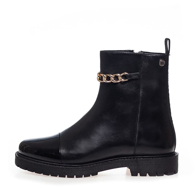 Copenhagen Shoes Dames Nieuwe Bloem Ogen Laarzen 0001 Zwart