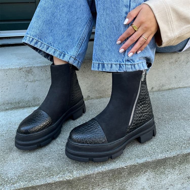 Copenhagen Shoes Dames Goede Vibes Alleen Laarzen 0001 Black