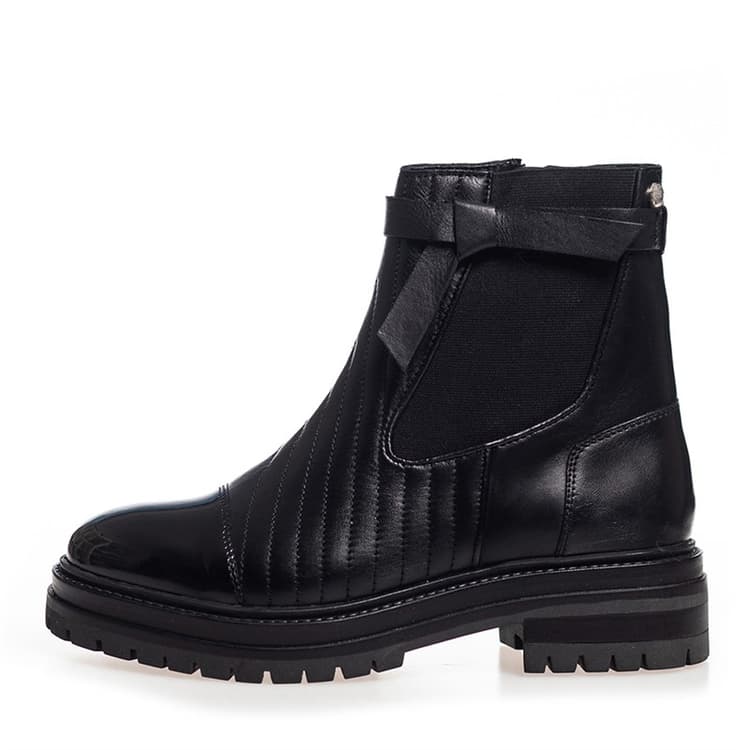 Copenhagen Shoes Dames Laarzen Als de Herfst Komt 0011 Black Patent