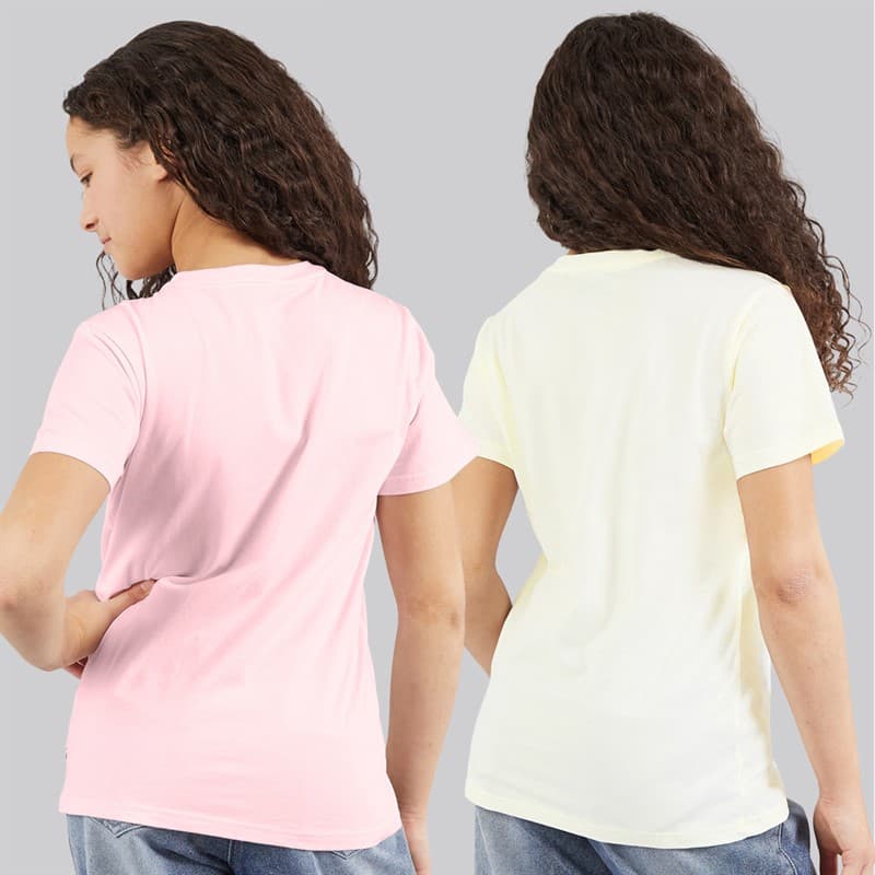 Squishmallows Meisjes Set van 2 T shirts Gardenia/Ballerina - Afbeelding 2