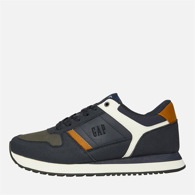 GAP Heren Sandiego II Retro Sneakers Marineblauw