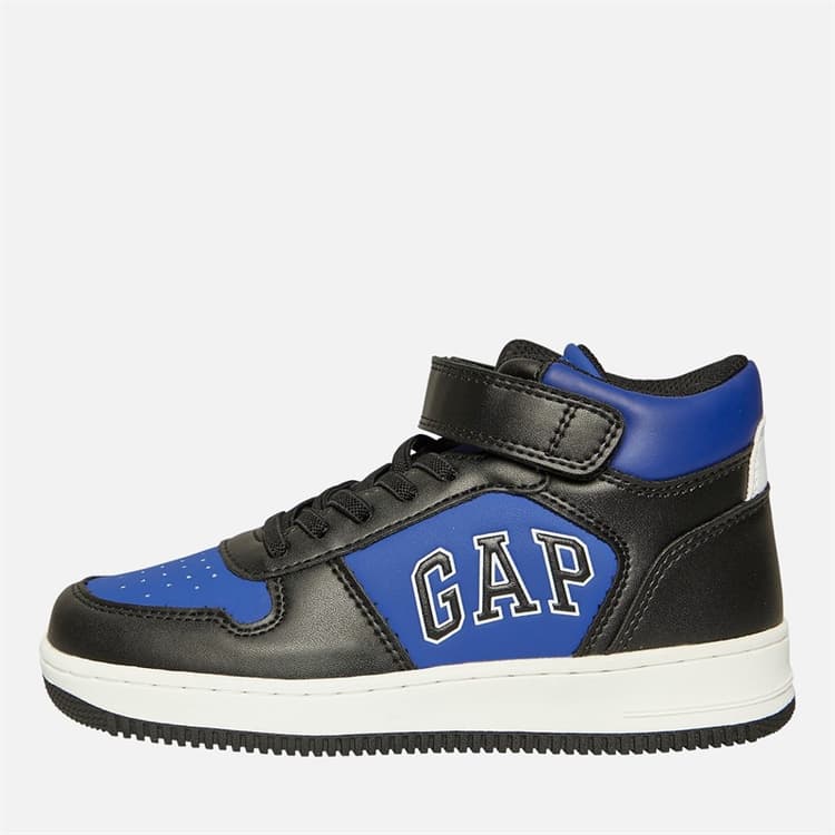 GAP Jongens Boston Mid Sneakers Zwart/Blauw