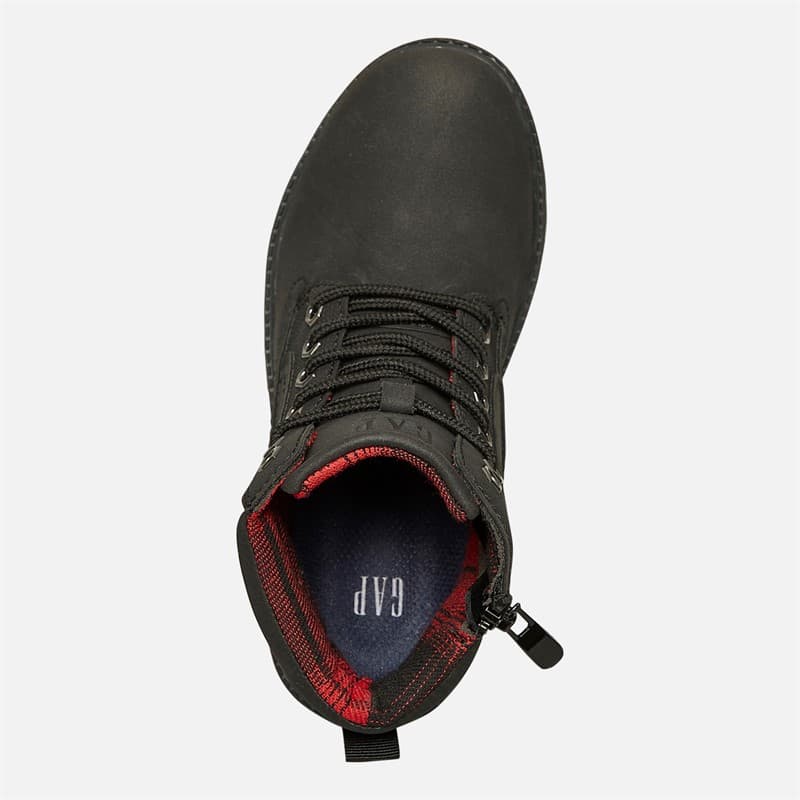 GAP Jongens Dayton II Mid Veter Laarzen Zwart - Afbeelding 4