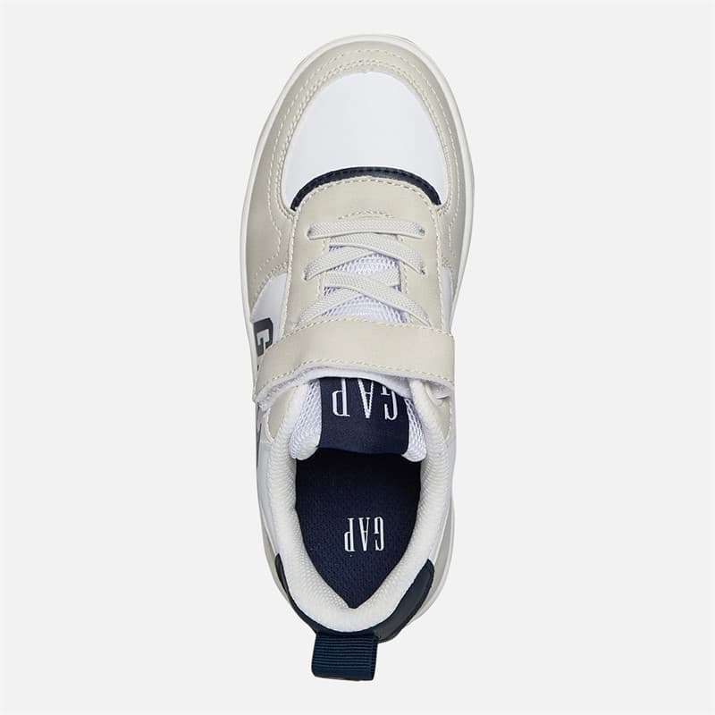 GAP Kinderen Boston Klittenband Sneakers Wit - Afbeelding 4
