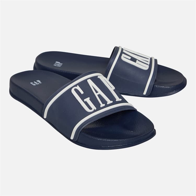 GAP Junior Jongens Austin sliders navy/wit Navy White