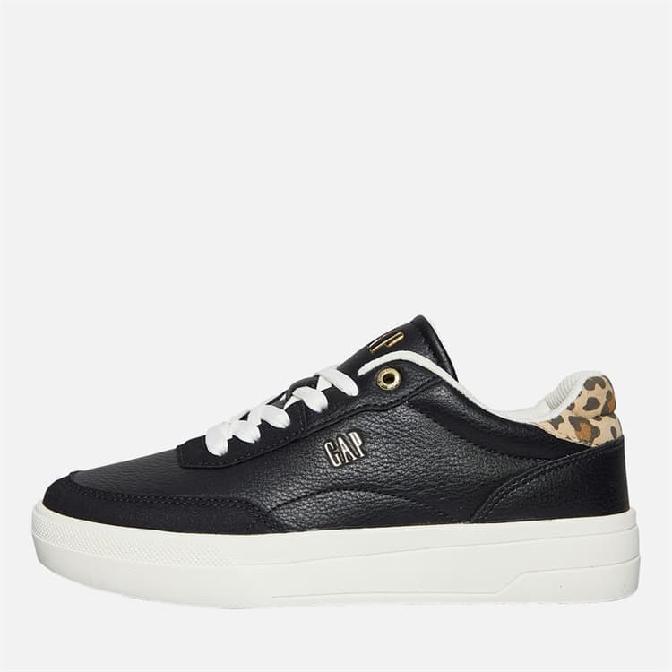 GAP Dames Waco Sneakers Black Leopard