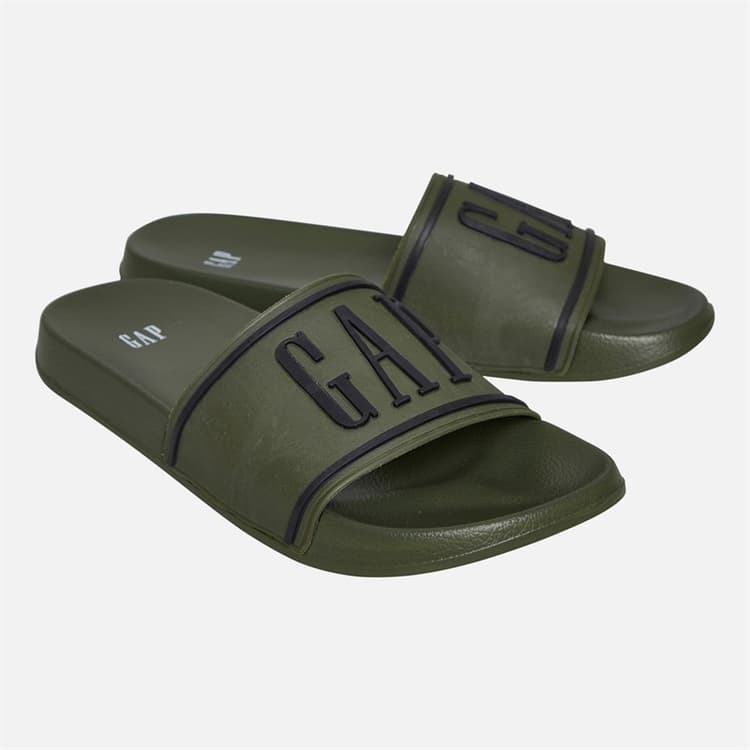 GAP Heren Austin Slippers Olijf/Zwart Olive Black
