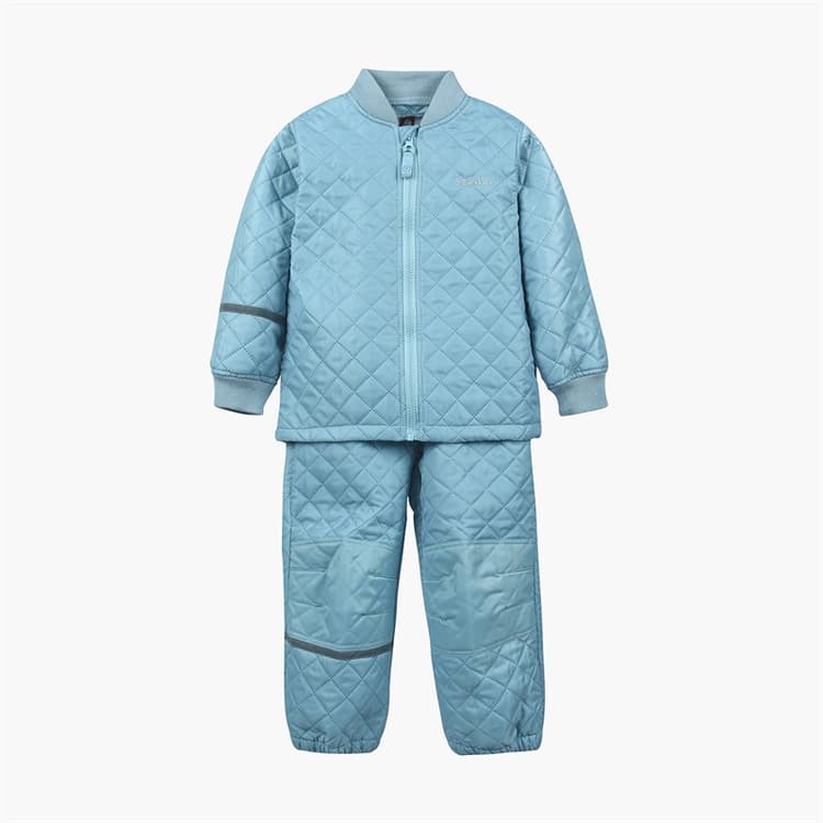 Celavi Kinderen Celavie Effen Basic Thermisch Set Cerulean