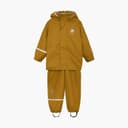 Celavi Kinderen Celavie Effen PU Basis Regenpak Set Buckthorn Brown