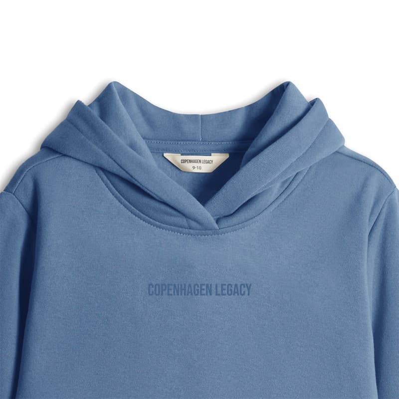 Copenhagen Legacy Kinderen Hoodie Denim Melange - Afbeelding 3