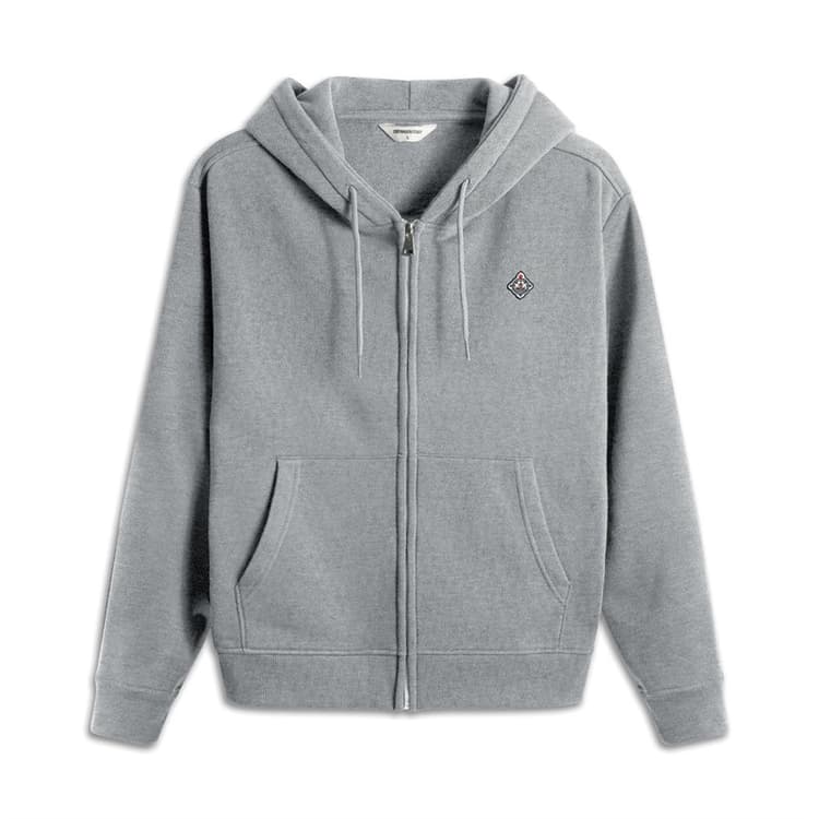 Copenhagen Legacy Rits Hoodie Grijs Melange