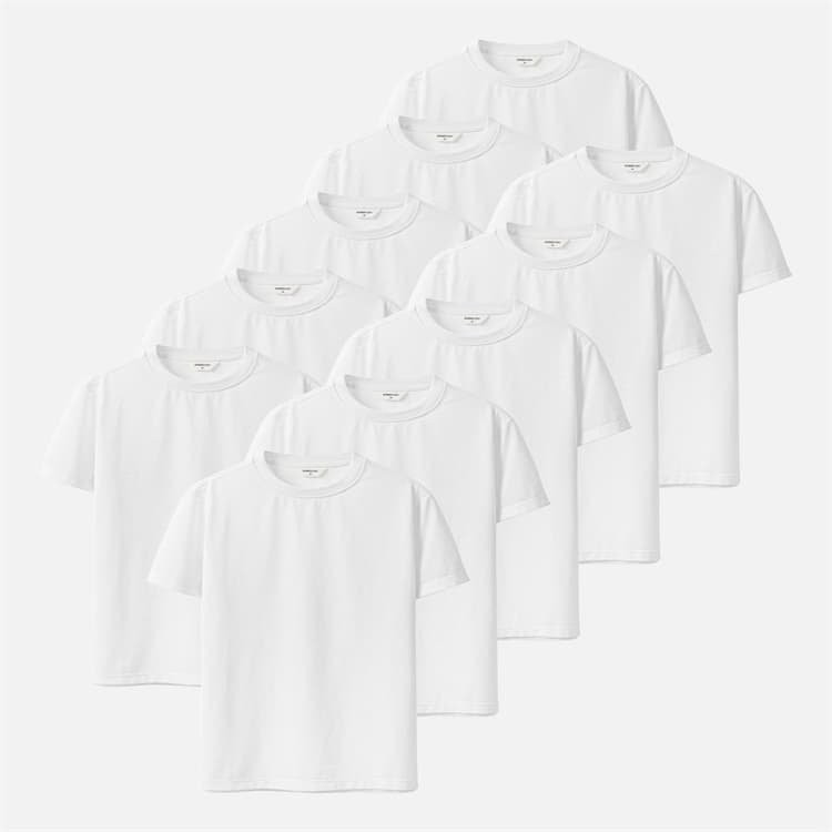 Copenhagen Legacy Heren Kopenhagen Legacy Tien Pack T-shirts Wit