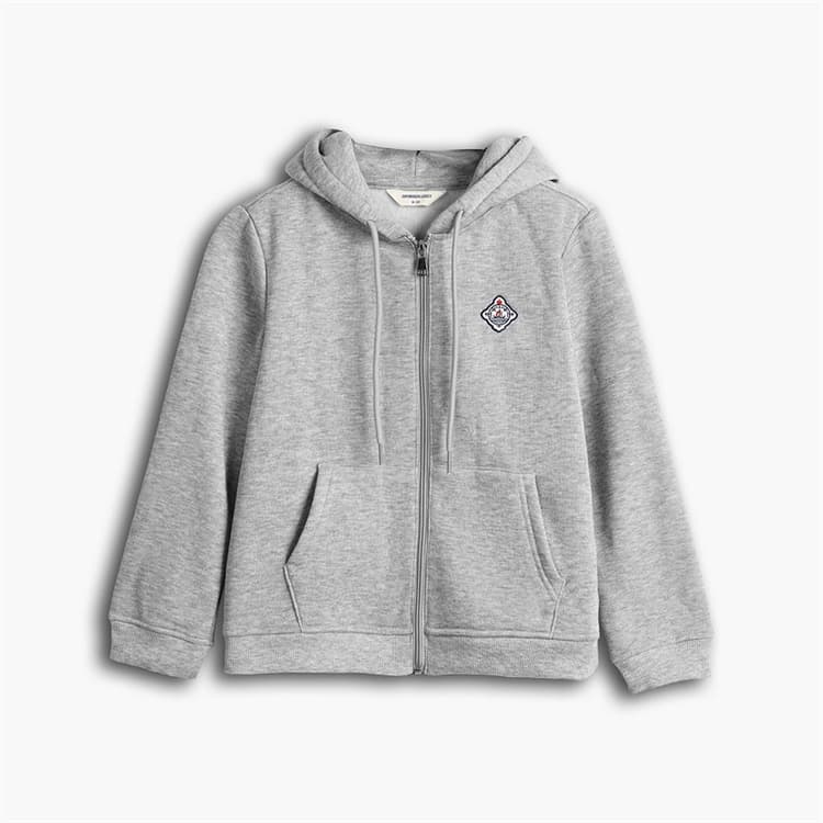 Copenhagen Legacy Jongens Rits Hoodie Grey Melange