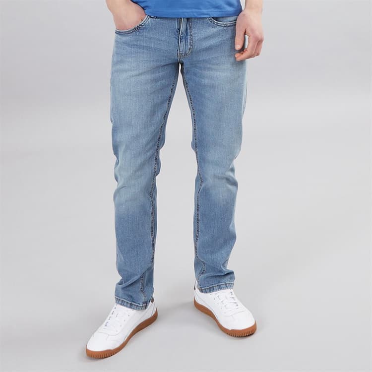Indicode Heren Tony Regular Fit Jeans Blauwe Wassing