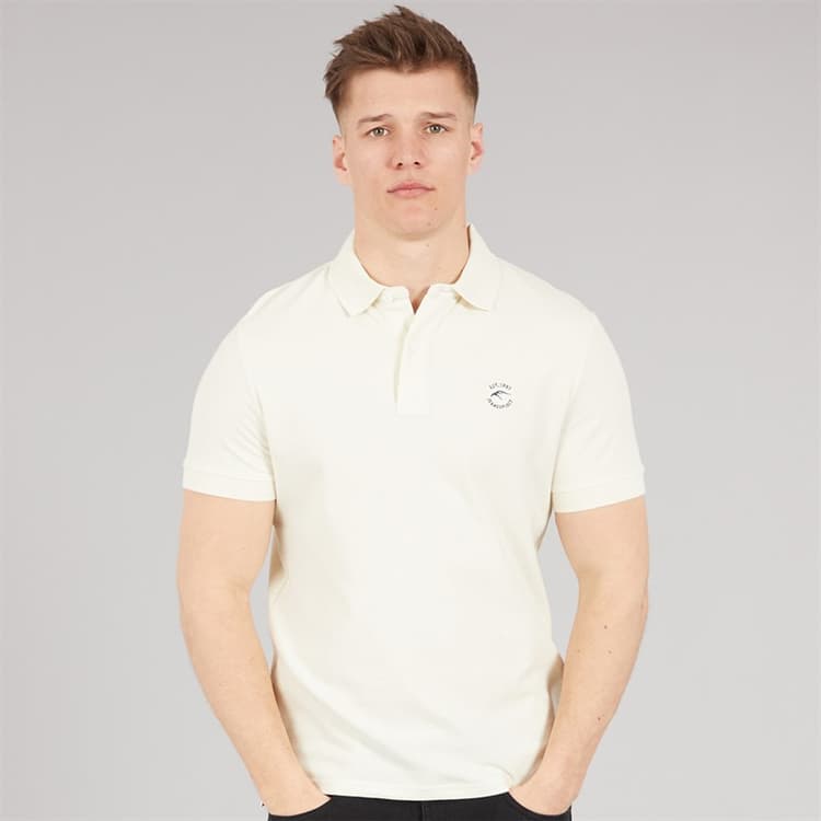 Indicode Heren Inwadim Polo Shirt wit Asparagus