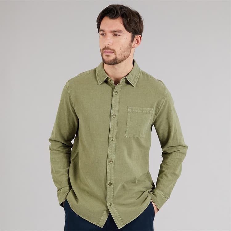 Indicode Heren Trypto Lange Mouw Shirt Sea Spray