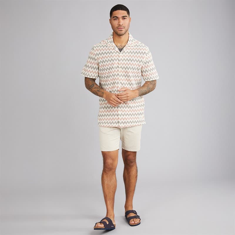 Indicode Heren Lihue Shirt Baked Clay - Afbeelding 3