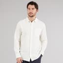 Indicode Heren Trypto Lange Mouw Shirt Off White