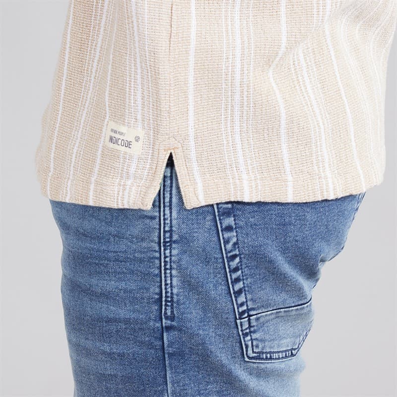 Indicode Heren Poipu Shirt Cornstalk - Afbeelding 3