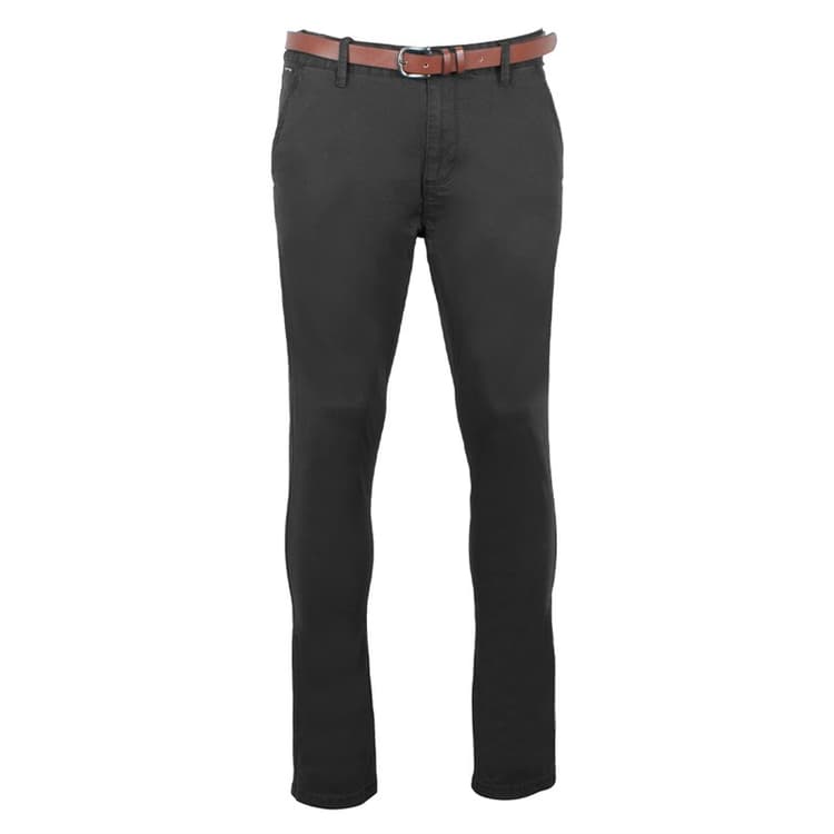 Indicode Heren Gower Chinos Zwart