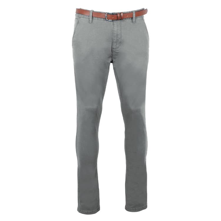 Indicode Heren Gower Chino's Lichtgrijs Lt Grey