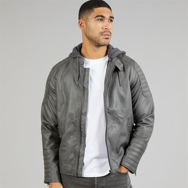 Indicode Heren Miguel Angel Jas Donker Grijs Dk Grey - Afbeelding 1