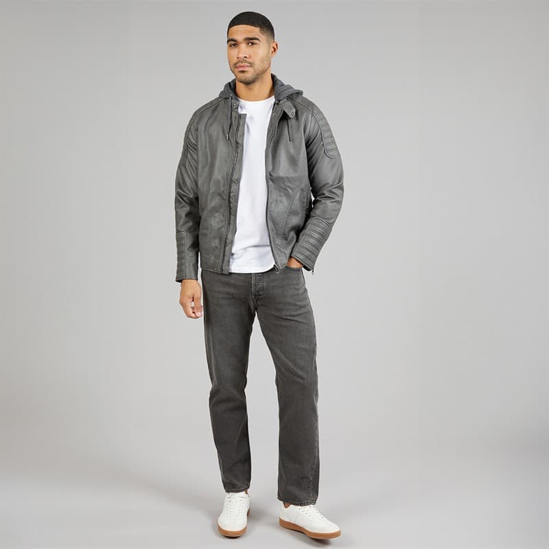 Indicode Heren Miguel Angel Jas Donker Grijs Dk Grey - Afbeelding 4